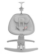 KikkaBoo Leagan electric cu telecomanda si leganare laterala Spinny Grey