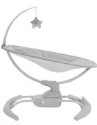KikkaBoo Leagan electric cu telecomanda si leganare laterala Spinny Grey