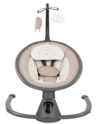 KikkaBoo Leagan electric cu telecomanda si leganare laterala Twiddle Beige