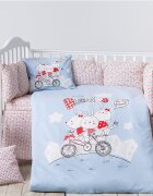 KikkaBoo Lenjerie patut cu 5 piese type 5 Bunnies