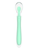 KikkaBoo Lingurita flexibila din silicon Ultrasoft Training Spoon Mint