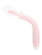 KikkaBoo Lingurita flexibila din silicon Ultrasoft Training Spoon Pink