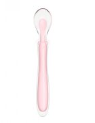 KikkaBoo Lingurita flexibila din silicon Ultrasoft Training Spoon Pink