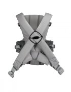 KikkaBoo Marsupiu ergonomic pentru bebelusi Gwen Fly tricot DeLux Gri de la 3luni3 pozitii de transport baveta moale detasabila bretele reglabile cu mecanism de blocare transversala