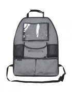 KikkaBoo Organizator auto cu suport pentru tabletatelefon Gri