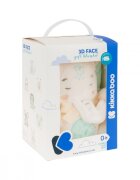 KikkaBoo Paturica moale 75x100 cm Baby blanket 3D Elephant Time