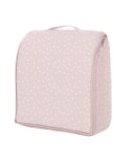 KikkaBoo Patut portabil pentru bebelusi si rucsac 2in1 Memory Confetti Pink multifunctionalbaza din spuma densa cu husa din bumbacprevazut cu fermoar si bretele reglabilepotrivit pentru calatoriiC