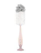 KikkaBoo Perie pentru biberoane 2 in 1 Pink