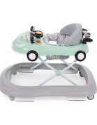 KikkaBoo Premergator pentru copii Car Mint cu panou muzical3 nivele reglare scaunhusa detasabilaprotectii cauciucate pentru praguripliabil compact
