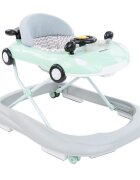 KikkaBoo Premergator pentru copii Car Mint cu panou muzical3 nivele reglare scaunhusa detasabilaprotectii cauciucate pentru praguripliabil compact