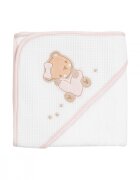 KikkaBoo Prosop cu gluga 90x 90 cm Dream Big Pink