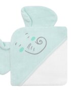 KikkaBoo Prosop cu gluga din bumbac 100 90x90cm Elephant Time