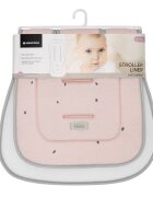 KikkaBoo Protectie anti-transpiratie Hedge-hugs Model universal pentru caruciorhusa din bumbac moale si spate din plasa 3D respirabila Orificii pentru centura de sigurantaDimensiune 81x42 cm