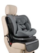 KikkaBoo Protectie bancheta pentru scaun auto GriNegru cu 2 buzunare compatibila isofix fixare rapida suprafata antiderapanta