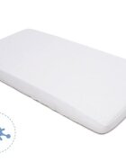KikkaBoo Protectie impermeabila anti-bacteriana pentru saltea 120x60 cm din bumbac cu elastic roatacompatibila cu saltele grosime maxim 15cm
