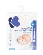 KikkaBoo Protectie impermeabila jersey pentru saltea 120x60x15 cm Hearts