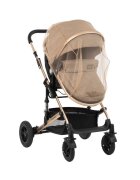 KikkaBoo Protectie impotriva insectelor Mosquito Beige pentru carucior sportlandoudin tull premium certificat OEKO-TEX