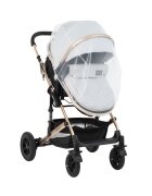 KikkaBoo Protectie impotriva insectelor Mosquito White pentru carucior sportlandoudin tull premium certificat OEKO-TEX