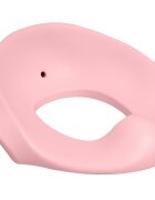 KikkaBoo Reductor de toaleta pentru copii Flipper Pink din spuma EVAdesign ergonomicsuprafata antibacterianamanere si agatatoare integrate18luni+