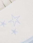 KikkaBoo Saculet de iarna pentru picioare Polar Friends Blue material impermeabilcompatibi cu toate carucioareleorificii pentru centurile de sigurantadimensiune 95x48 cm