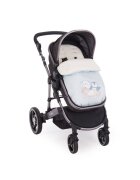 KikkaBoo Saculet de iarna pentru picioare Polar Friends Blue material impermeabilcompatibi cu toate carucioareleorificii pentru centurile de sigurantadimensiune 95x48 cm