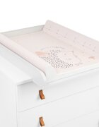 KikkaBoo Saltea de infasat moale pentru bebelusi Hedge-hugs 70x50cm soft cu suprafata impermeabilaTaliometru incorporatContur lateral mai inalt restrictie blanda antirostogolirePotrivita pentru acasacabinete medicale