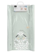 KikkaBoo Saltea de infasat moale pentru bebelusi Sleepy Sheep 70x50cm soft cu suprafata impermeabilaTaliometru incorporatContur lateral mai inalt restrictie blanda antirostogolirePotrivita pentru acasacabinete medicale