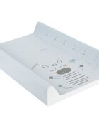 KikkaBoo Saltea de infasat moale pentru bebelusi Stripy Friends 70x50cm soft cu suprafata impermeabilaTaliometru incorporatContur lateral mai inalt restrictie blanda antirostogolirePotrivita pentru acasacabinet medical