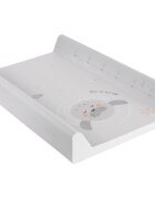 KikkaBoo Saltea infasat soft 80x50cm Seally Me cu suprafata impermeabilataliometru incorporatcuratare usoaracontur lateral inalt pentru siguranta suplimentara