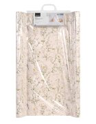 KikkaBoo Saltea infasat soft cu suprafata impermeabila 70x50cm Secret Garden Beigecuratare usoaracontur lateral inalt pentru siguranta suplimentara