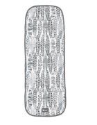 KikkaBoo Saltea pentru carucior cu doua fete Leaves Grey