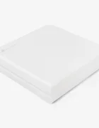 KikkaBoo Saltea pliabila pentru patut copii 85x50x5cm cm Airknit White din spuma densasuprafata catifelata husa detasabila cu fermoar