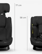 KikkaBoo Scaun auto copii i-Explore 2 i-SIZE Army Green 40-150 cmtetiera reglabila in 14 pozitii inaltimespatar reglabilperna reductor inclusahusa detasabilacenturi de siguranta cu pernute pentru umeri