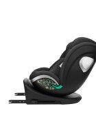 KikkaBoo Scaun auto copii i-Size R129 I-Drive Black 40-150 cmrear facing pana la 105cmsezut rotativfixare cu IsofixSPS9 nivele reglare tetierapernuta reductor