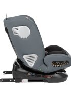 KikkaBoo Scaun auto cu isofix 40-150 cm i-Moove i-SIZE Dark Greysezut rotativancora Top TetherSPS-protectie impact lateraltetiera reglabila in 13 pozitiitetiera cu spuma de memoriesalteluta reductor inclusa