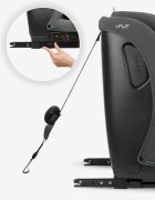 KikkaBoo Scaun auto cu isofix 76-150 cm i-Flit i-SIZE Army Greenconectori Isofix telescopicitetiera reglabila in 12 pozitiiperna reductorghidaj multi centuraSPS-sistem de protectie lateralatop tetherspatar reglabil