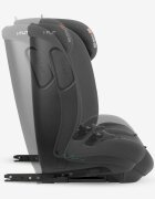 KikkaBoo Scaun auto cu isofix 76-150 cm i-Flit i-SIZE Dark Greyconectori isofix telescopicitetiera reglabila in 12 pozitiiperna reductorghidaj multi centuraSPS-sistem de protectie lateralatop tetherspatar reglabil