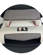 KikkaBoo Scaun auto cu isofix 9-36 kg Ferris Dark Grey