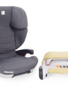 KikkaBoo Scaun auto cu isofix 9-36 kg Ferris Light Grey