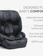 KikkaBoo Scaun auto cu isofix i-Bronn i-SIZE Mint 76-150 cmomologat R129conectori isofix telescopici cu sistem verificare instalaretetiera reglabila in 5 pozitiiperna reductor moaleghidaj multi centurahusa detasabila