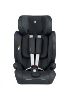 KikkaBoo Scaun auto cu ISOFIX i-Cross i-SIZE Dark Grey 76-150 cmtetiera reglabila in 13 pozitii cu spuma de memoriecentura top tetherhusa detasabilaperna reductor