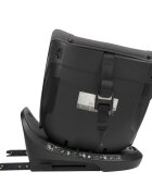 KikkaBoo Scaun auto cu ISOFIX i-Hike DarkGreycertificat I-Size 40-150cmR129SPS-protectie impact lateraltetiera reglabila 15pozitii cu spuma memoriesezut rotativcentura top tether5 pozitii inclinare spatarreductor