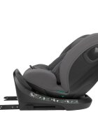 KikkaBoo Scaun auto cu ISOFIX i-Hike DarkGreycertificat I-Size 40-150cmR129SPS-protectie impact lateraltetiera reglabila 15pozitii cu spuma memoriesezut rotativcentura top tether5 pozitii inclinare spatarreductor