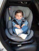 KikkaBoo Scaun auto cu isofix I-Roll I-SIZE Dark Grey 40-150 cmomologat R129SPS-protectie impact lateralbara de recultop teethersezut rotativspatar reglabiltetiera reglabila 24 pozitii cu spuma memorieperna reductor