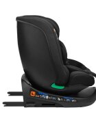 KikkaBoo Scaun auto cu isofix I-Round I-SIZE Black 40-150 cmomologat R129sezut rotativ4 pozitii de inclinare a spataruluitetiera reglabila in 5 pozitiiperna moalehusa detasabilatetiera cu spuma cu memorie