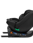 KikkaBoo Scaun auto cu isofix I-Round I-SIZE Black 40-150 cmomologat R129sezut rotativ4 pozitii de inclinare a spataruluitetiera reglabila in 5 pozitiiperna moalehusa detasabilatetiera cu spuma cu memorie