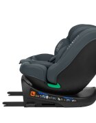 KikkaBoo Scaun auto cu isofix I-Round I-SIZE Dark Grey 40-150 cmomologat R129sezut rotativ4 pozitii de inclinare a spataruluitetiera reglabila in 5 pozitiiperna moalehusa detasabilatetiera cu spuma cu memorie