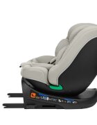 KikkaBoo Scaun auto cu isofix I-Round I-SIZE Light Grey 40-150 cmomologat R129sezut rotativ4 pozitii de inclinare a spataruluitetiera reglabila in 5 pozitiiperna moalehusa detasabilatetiera cu spuma cu memorie