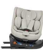 KikkaBoo Scaun auto cu isofix I-Round I-SIZE Light Grey 40-150 cmomologat R129sezut rotativ4 pozitii de inclinare a spataruluitetiera reglabila in 5 pozitiiperna moalehusa detasabilatetiera cu spuma cu memorie
