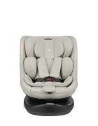 KikkaBoo Scaun auto cu isofix I-Round I-SIZE Light Grey 40-150 cmomologat R129sezut rotativ4 pozitii de inclinare a spataruluitetiera reglabila in 5 pozitiiperna moalehusa detasabilatetiera cu spuma cu memorie